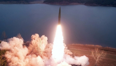 N.Korea fires 2 short-range ballistic missiles