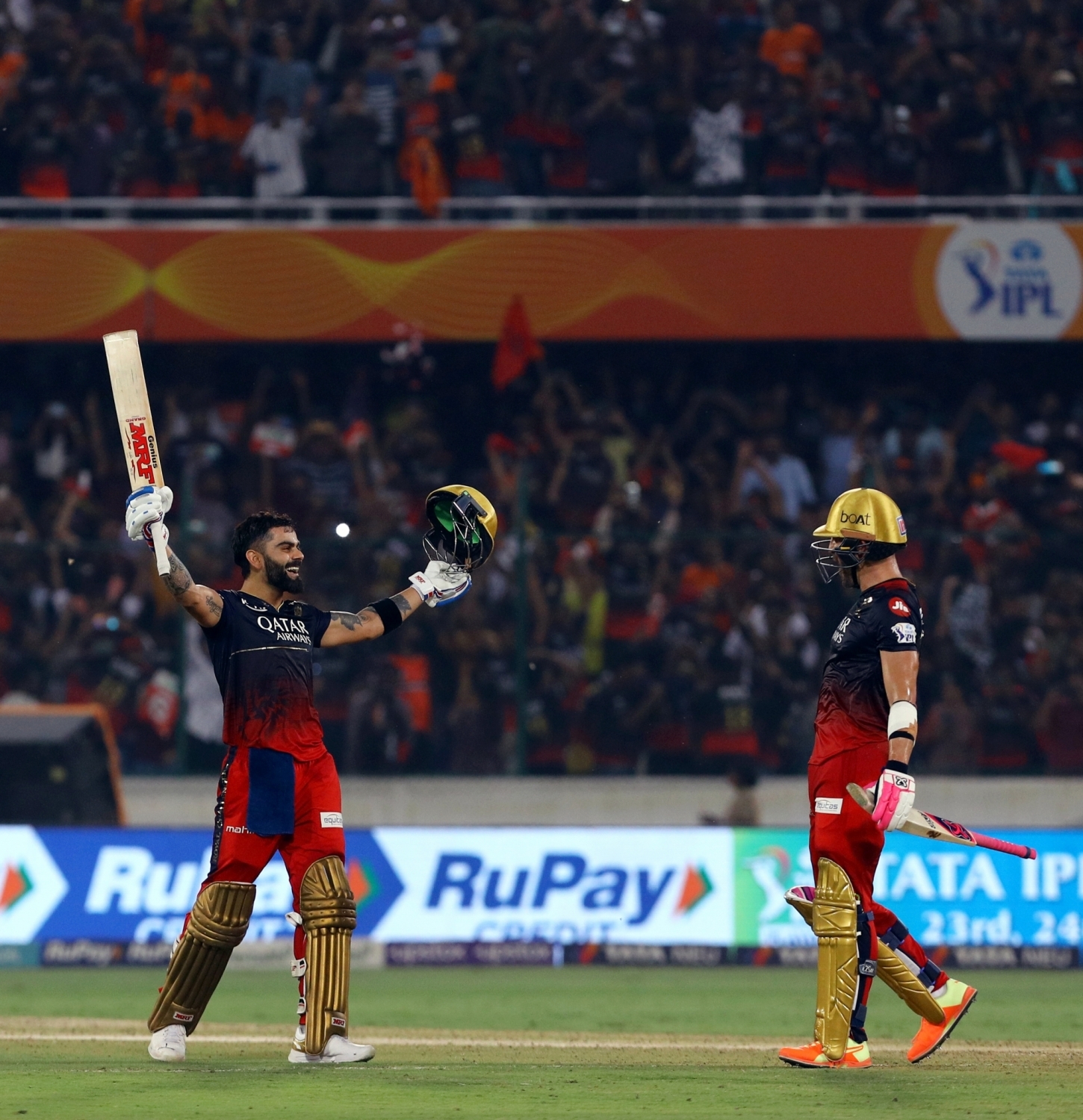 IPL 2023: Virat, Du Plessis lead RCB to thumping 8-wicket win over SRH, boost playoff hopes (Ld)