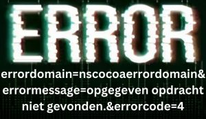 errordomain=nscocoaerrordomain&errormessage=could not find the specified shortcut.&errorcode=4