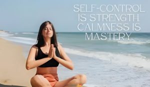 Self-Control is strength. Calmness is mastery. You–Tymoff