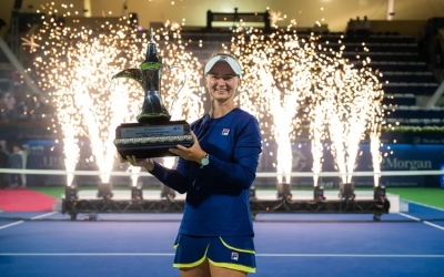 Dubai Tennis Championships: Krejcikova upsets Swiatek to win first WTA 1000 title of her career