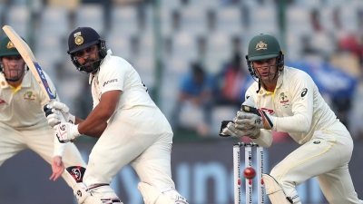 2nd Test, Day 1: Rohit, Rahul remain unbeaten at stumps after Shami four-fer bowls out Australia for 263 (ld)