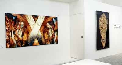 LG Electronics showcases NFT artworks via OLED evo TVs