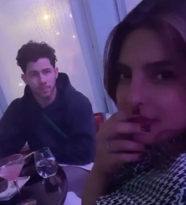 Priyanka gives a glimpse of trying to enjoy ‘Saturday night’ with hubby Nick