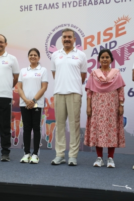 Hundreds of women participate in ‘Embrace Equity’ run in Hyderabad
