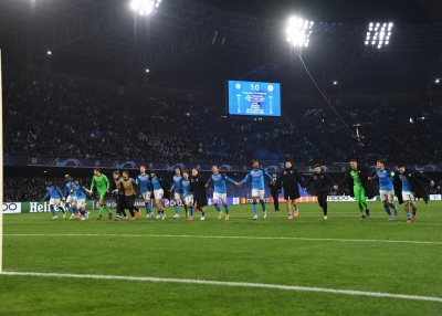 Napoli book historic Champions League quarter-final berth