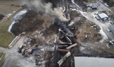 Texas to continue receiving hazardous liquid from Ohio derailment site