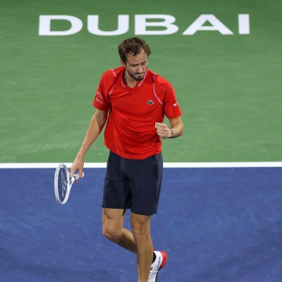 Dubai Tennis Championships: Medvedev overcomes Djokovic, to face Rublev in final