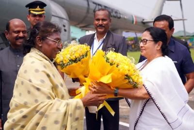 Prez Murmu arrives in Kolkata for two-day visit